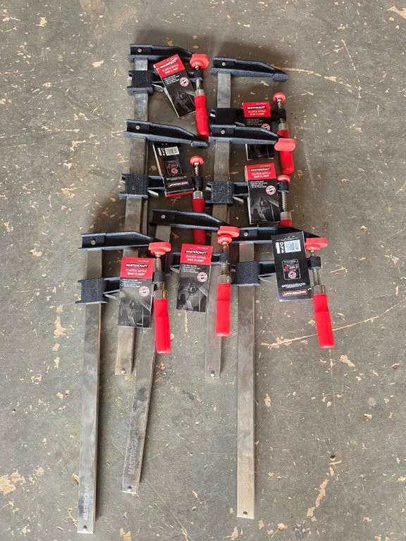 129 Mastercraft 450mm clucth style var clamp x7