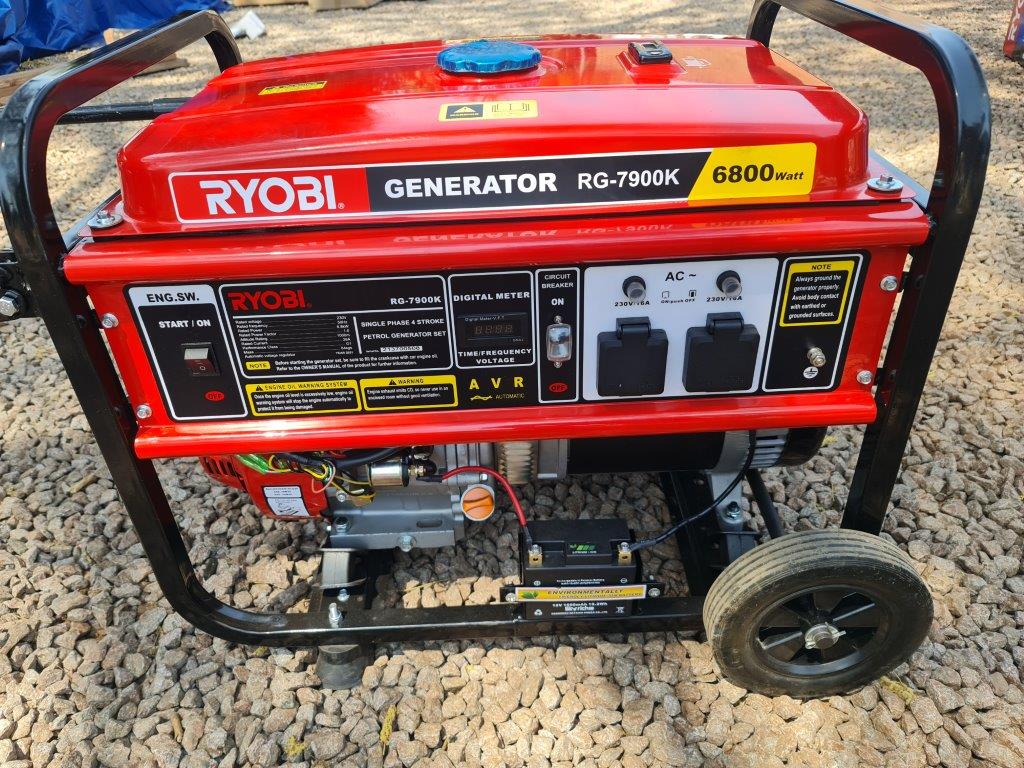 002 Ryobi rg7900k generator.