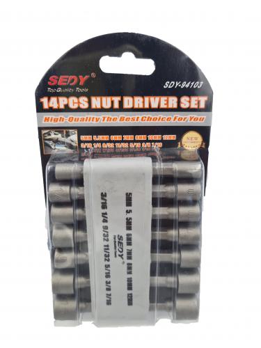 14pc Nut Driver Set