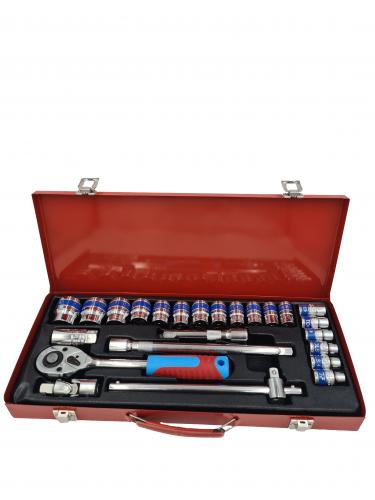 24pc 1/2" Socket Set