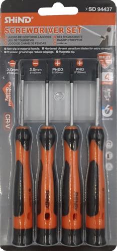 4pc Precision Screwdriver Set