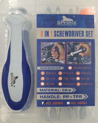 8 in 1 Screwdriver Set (0808J)