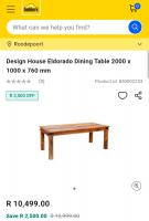 Design House Eldorado Dining Table 
