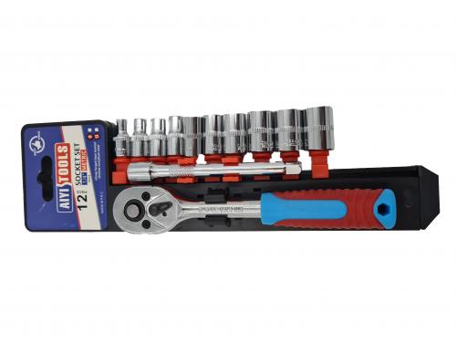 12pc 1/4" Socket Set
