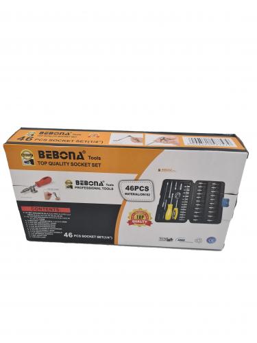 46pc 1/4" Socket and Bit Set