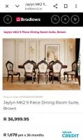 Jaylyn 9pc Dining Room Suite 